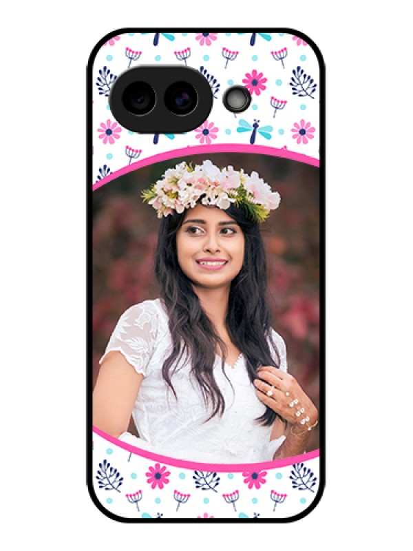 Custom Google Pixel 10A 5G Custom Glass Phone Case - Colorful Flower Design
