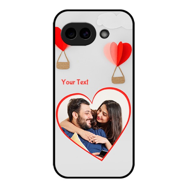 Google Pixel 10A 5G Custom Glass Phone Case - Parachute Love Design
