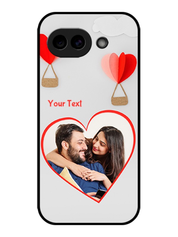 Custom Google Pixel 10A 5G Custom Glass Phone Case - Parachute Love Design