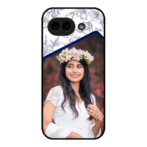 Google Pixel 10A 5G Custom Glass Phone Case - Classy Floral Design