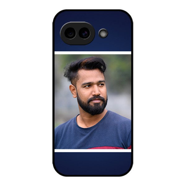 Google Pixel 10A 5G Custom Glass Phone Case - Simple Royal Blue Design