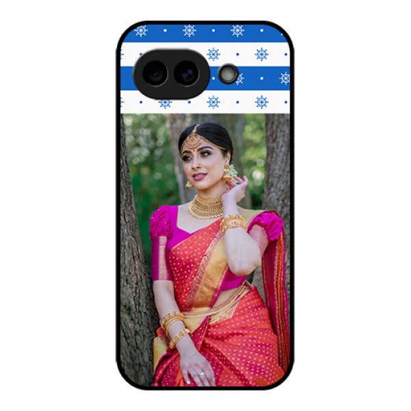 Google Pixel 10A 5G Custom Glass Phone Case - Snow Pattern Design