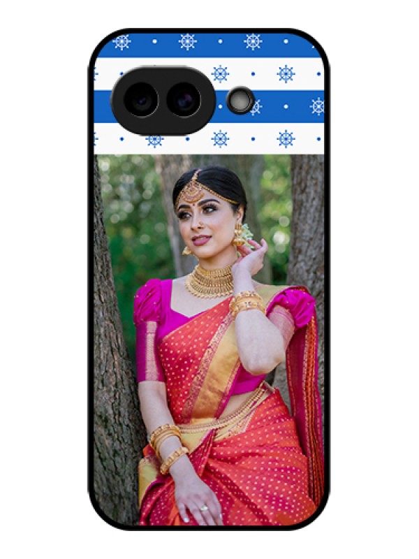 Custom Google Pixel 10A 5G Custom Glass Phone Case - Snow Pattern Design