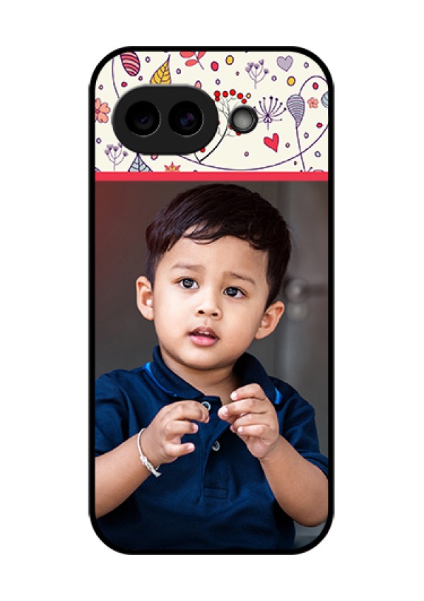 Google Pixel 10A 5G Custom Glass Phone Case - Premium Floral Design