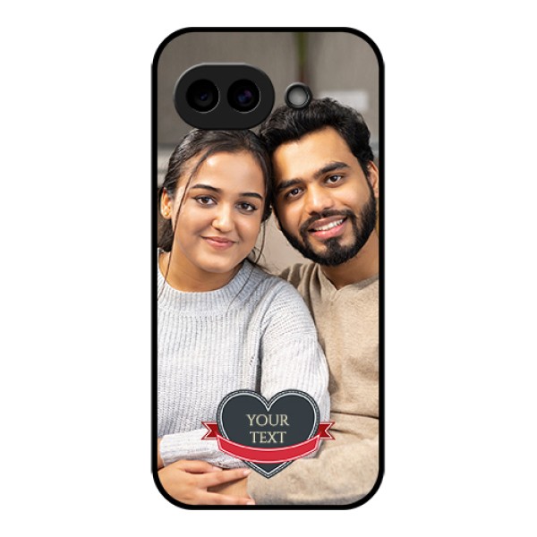 Google Pixel 10A 5G Custom Glass Phone Case - Just Married Couple Design