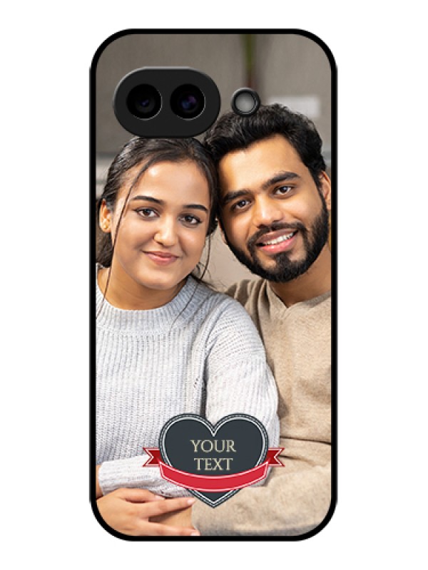 Custom Google Pixel 10A 5G Custom Glass Phone Case - Just Married Couple Design
