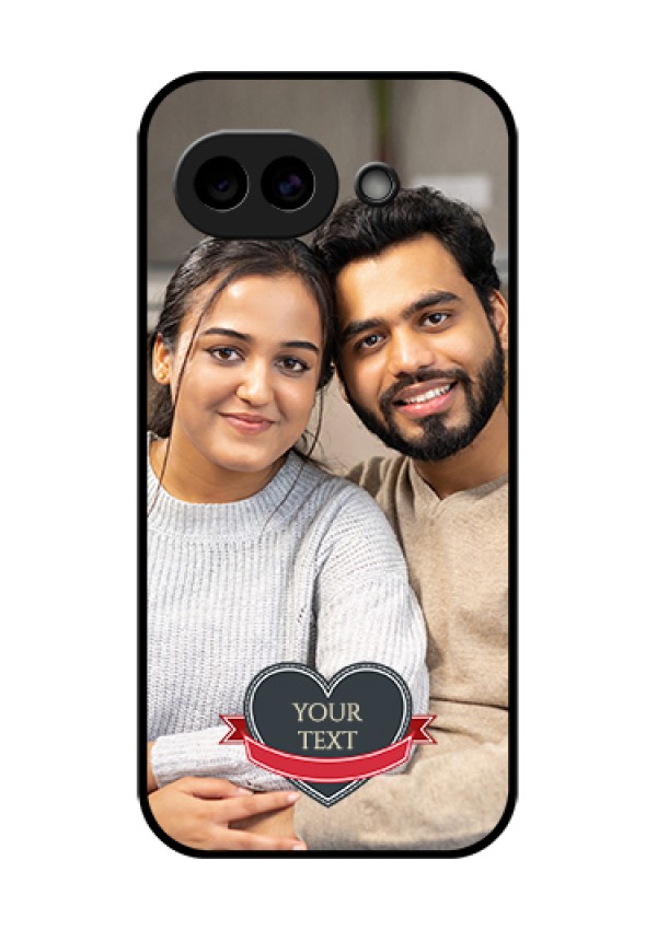 Google Pixel 10A 5G Custom Glass Phone Case - Just Married Couple Design
