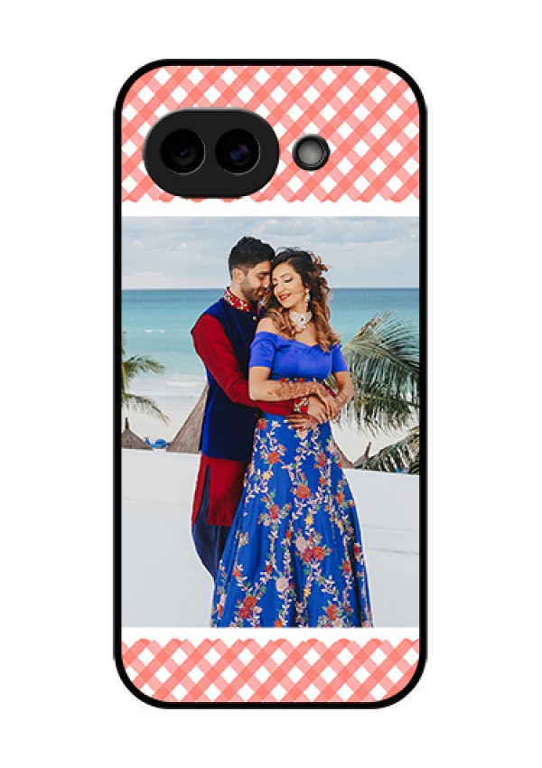 Google Pixel 10A 5G Custom Glass Phone Case - Pink Pattern Design