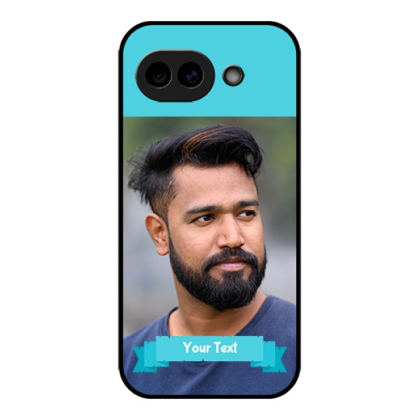 Google Pixel 10A 5G Custom Glass Phone Case - Blue Color Design
