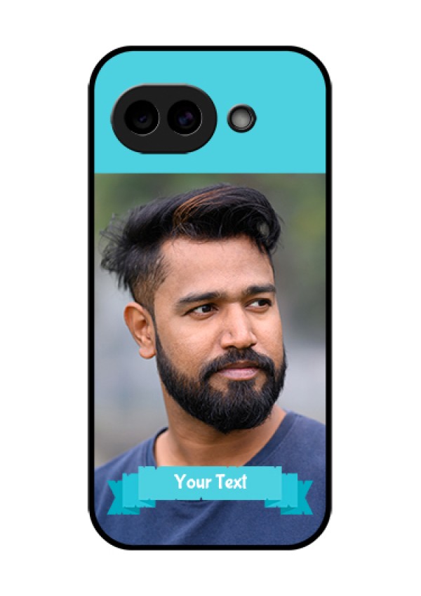 Google Pixel 10A 5G Custom Glass Phone Case - Blue Color Design