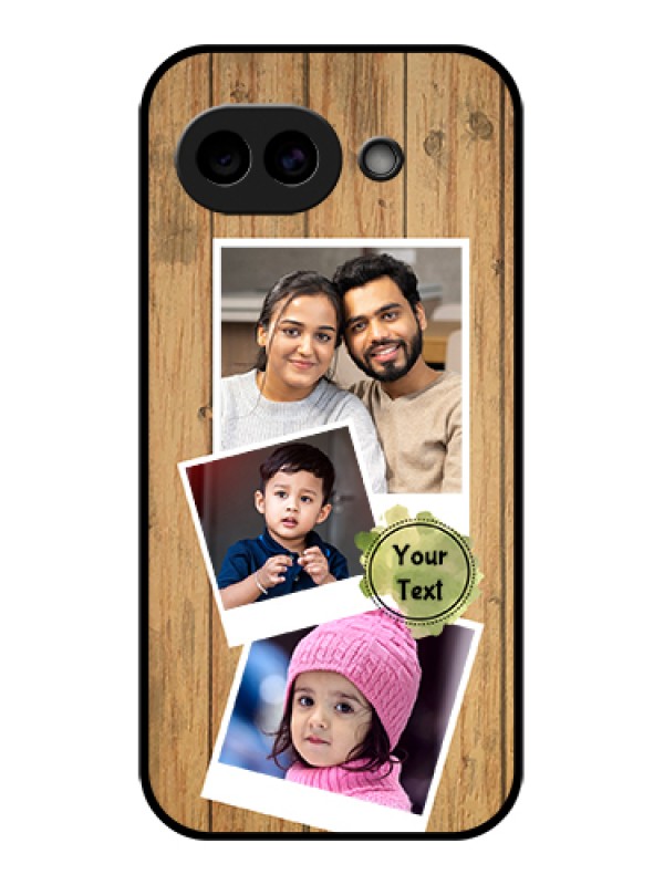 Custom Google Pixel 10A 5G Custom Glass Phone Case - Wooden Texture Design