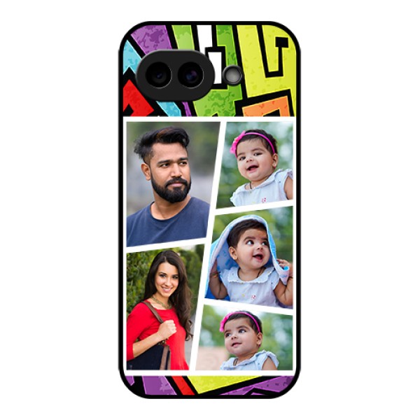 Google Pixel 10A 5G Custom Glass Phone Case - Graffiti Pattern Design