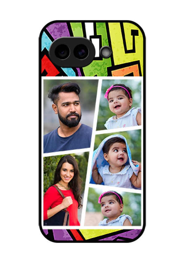 Google Pixel 10A 5G Custom Glass Phone Case - Graffiti Pattern Design