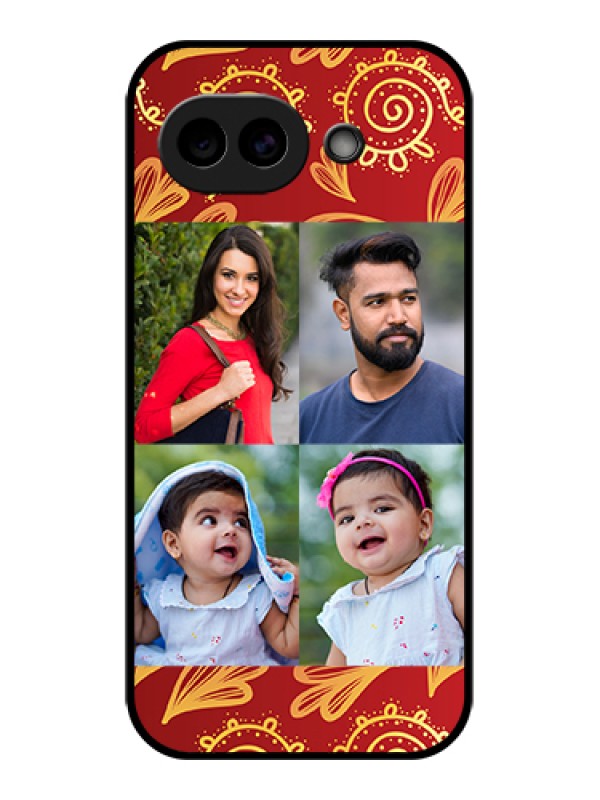 Custom Google Pixel 10A 5G Custom Glass Phone Case - 4 Image Traditional Design