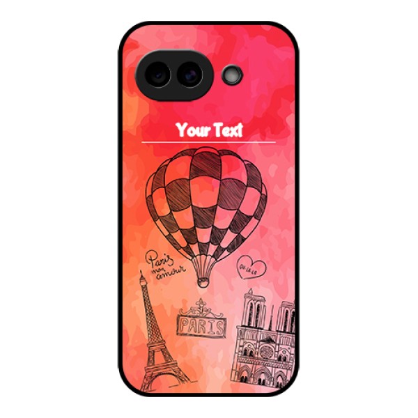 Google Pixel 10A 5G Custom Glass Phone Case - Paris Theme Design