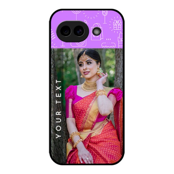 Google Pixel 10A 5G Custom Glass Phone Case - Birthday Icons Design