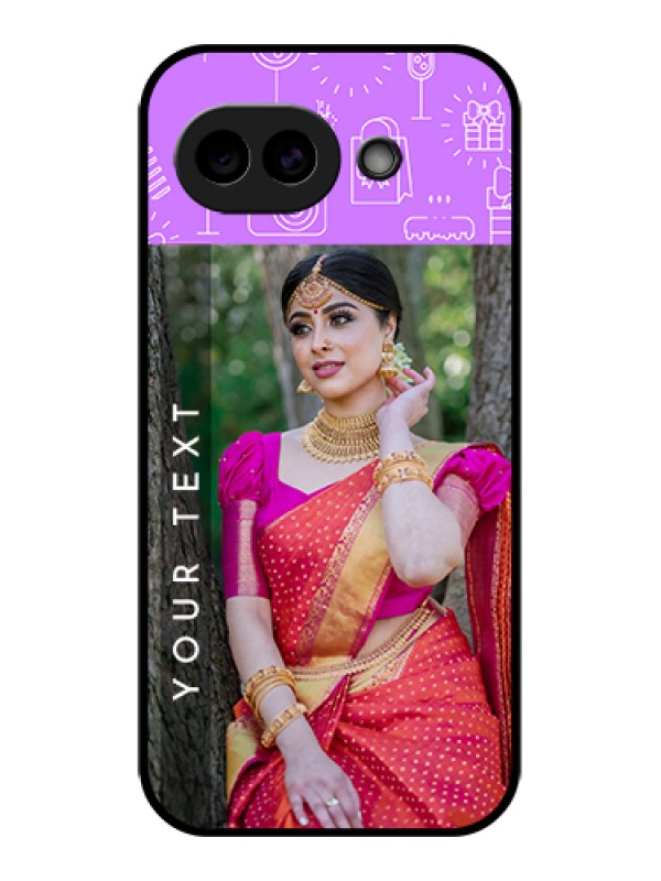Custom Google Pixel 10A 5G Custom Glass Phone Case - Birthday Icons Design