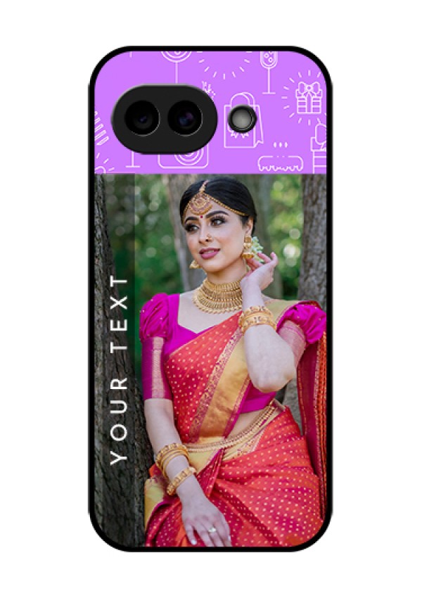 Google Pixel 10A 5G Custom Glass Phone Case - Birthday Icons Design