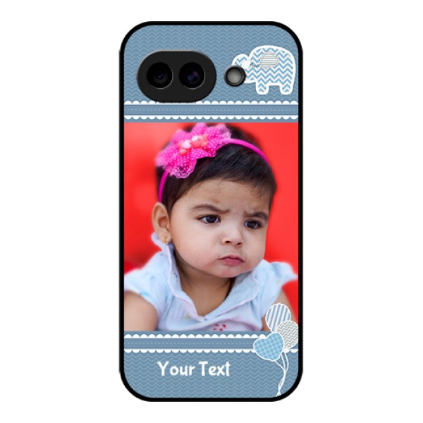 Google Pixel 10A 5G Custom Glass Phone Case - With Kids Pattern Design