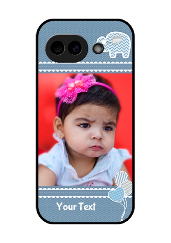 Google Pixel 10A 5G Custom Glass Phone Case - With Kids Pattern Design