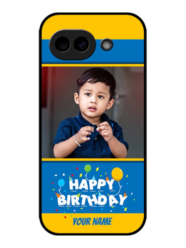 Custom Google Pixel 10A 5G Custom Glass Phone Case - Birthday Wishes Design