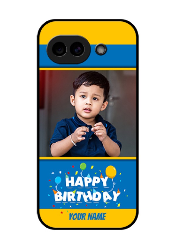 Google Pixel 10A 5G Custom Glass Phone Case - Birthday Wishes Design