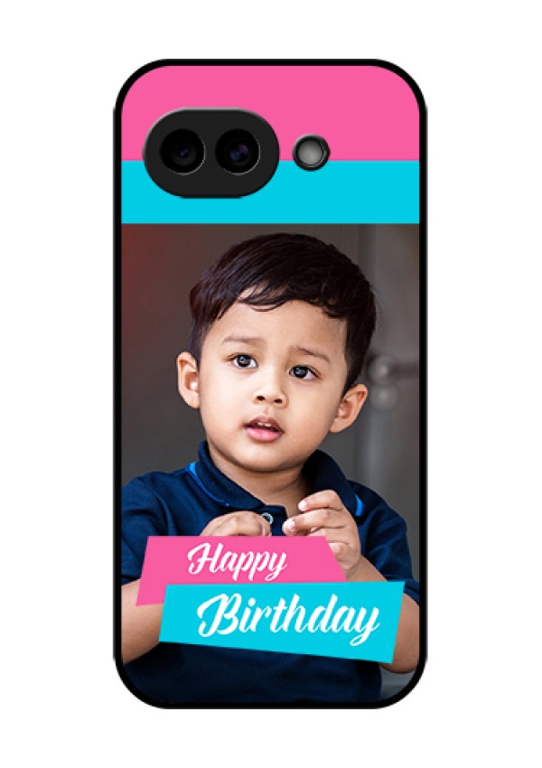 Google Pixel 10A 5G Custom Glass Phone Case - Image Holder With 2 Color Design