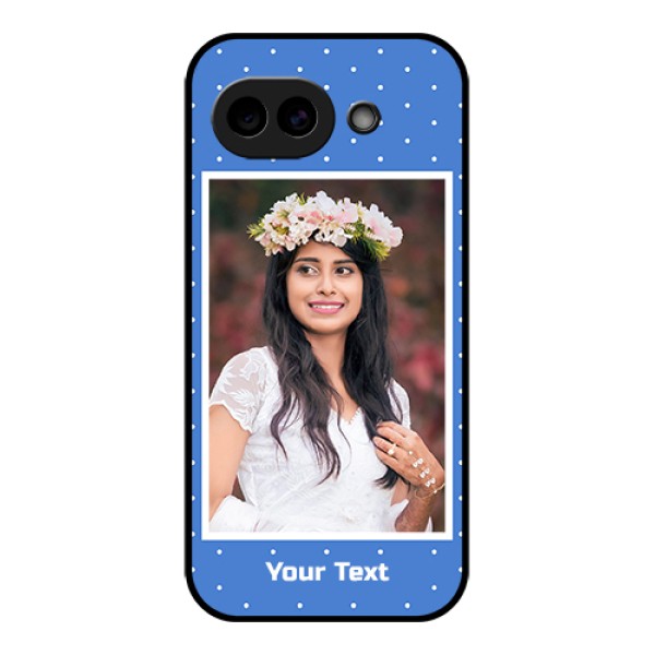 Google Pixel 10A 5G Custom Glass Phone Case - Polka Dots Design