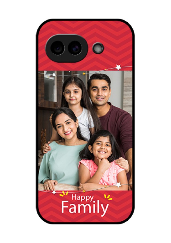 Google Pixel 10A 5G Custom Glass Phone Case - Happy Family Design