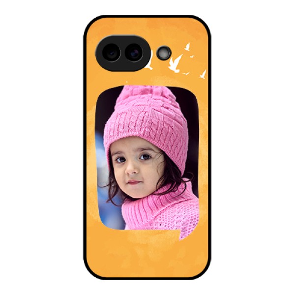 Google Pixel 10A 5G Custom Glass Phone Case - Water Color Design With Bird Icons
