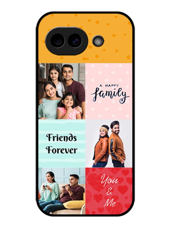 Custom Google Pixel 10A 5G Custom Glass Phone Case - Images With Quotes Design
