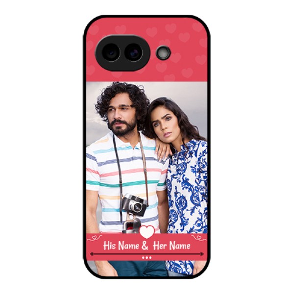 Google Pixel 10A 5G Custom Glass Phone Case - Simple Love Design