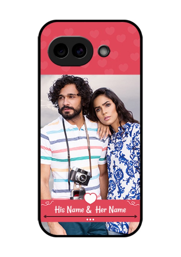 Google Pixel 10A 5G Custom Glass Phone Case - Simple Love Design