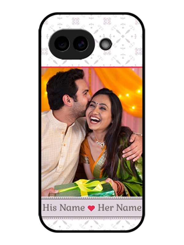 Custom Google Pixel 10A 5G Custom Glass Phone Case - With Photo And Ethnic Design