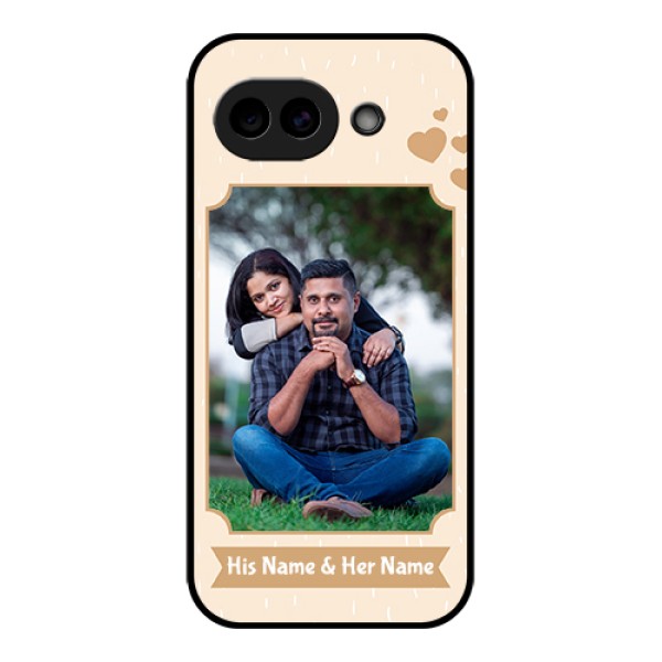Google Pixel 10A 5G Custom Glass Phone Case - With Confetti Love Design