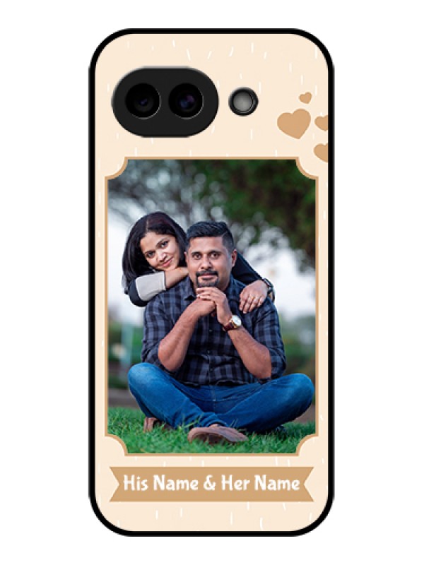 Custom Google Pixel 10A 5G Custom Glass Phone Case - With Confetti Love Design