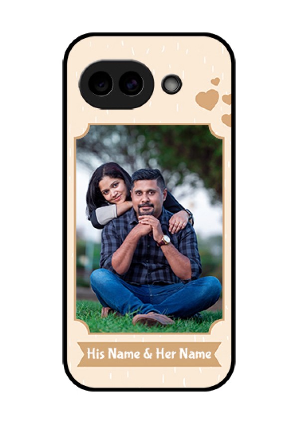 Google Pixel 10A 5G Custom Glass Phone Case - With Confetti Love Design