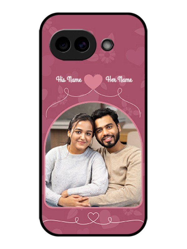 Custom Google Pixel 10A 5G Custom Glass Phone Case - Love Floral Design