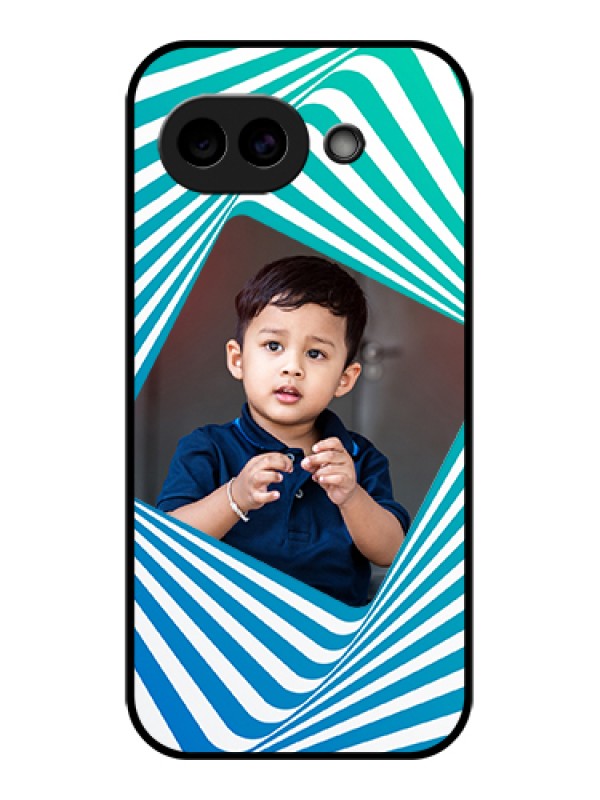 Custom Google Pixel 10A 5G Custom Glass Phone Case - Abstract Spiral Design