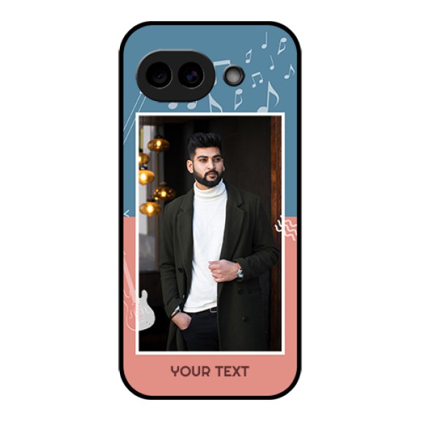 Google Pixel 10A 5G Custom Glass Phone Case - With Color Musical Note Design