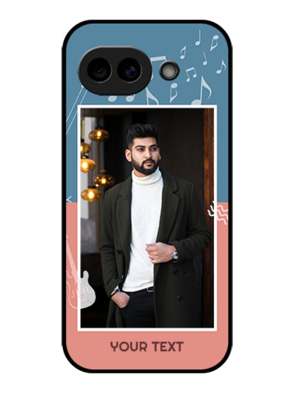Custom Google Pixel 10A 5G Custom Glass Phone Case - With Color Musical Note Design