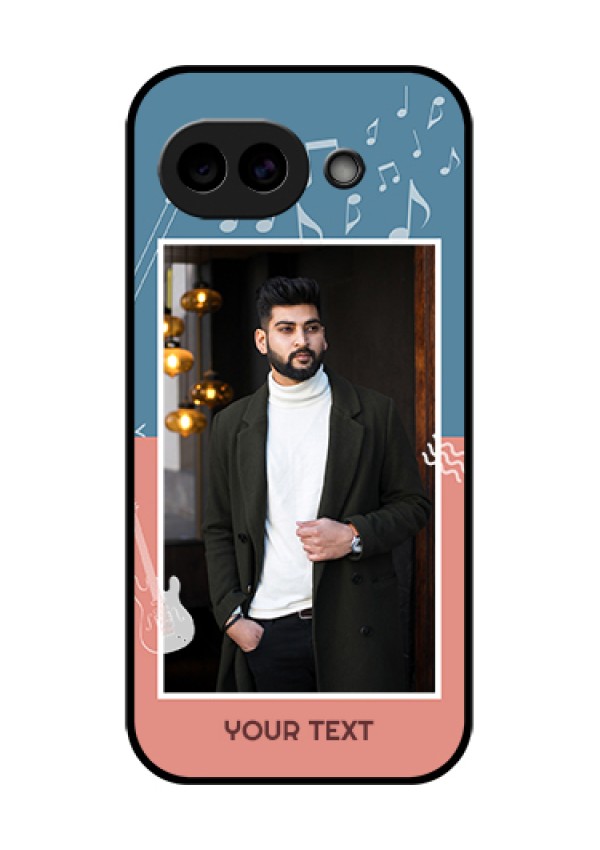 Google Pixel 10A 5G Custom Glass Phone Case - With Color Musical Note Design