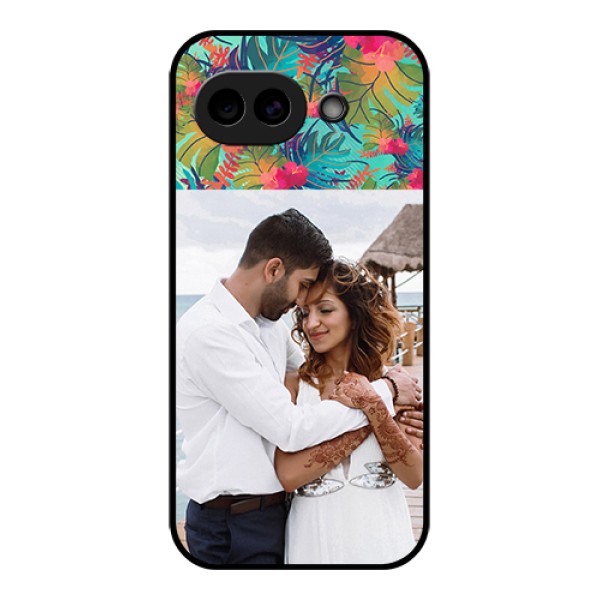 Google Pixel 10A 5G Custom Glass Phone Case - Watercolor Floral Design