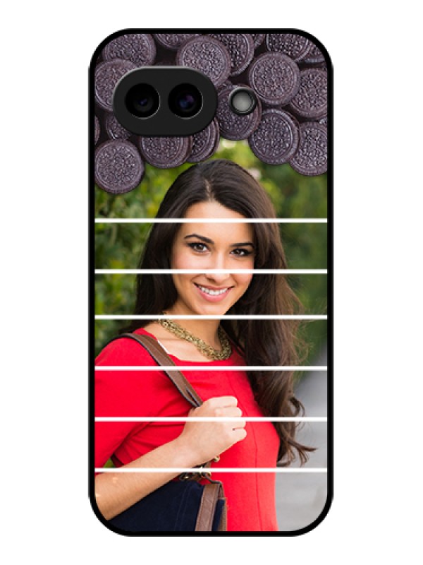 Custom Google Pixel 10A 5G Custom Glass Phone Case - With Oreo Biscuit Design