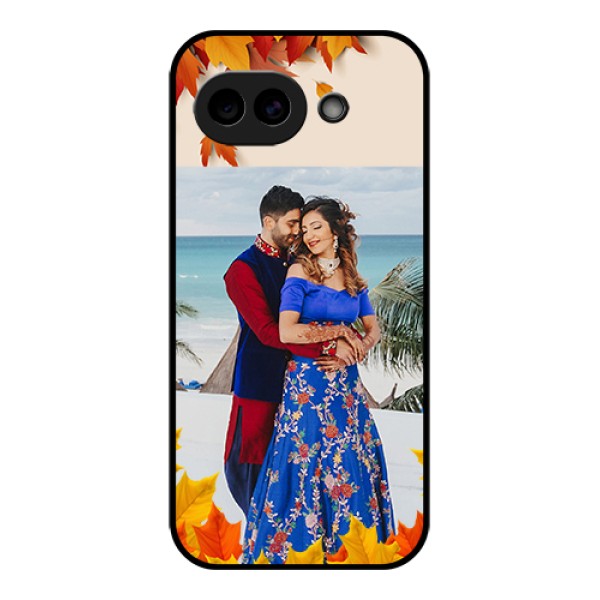 Google Pixel 10A 5G Custom Glass Phone Case - Autumn Maple Leaves Design