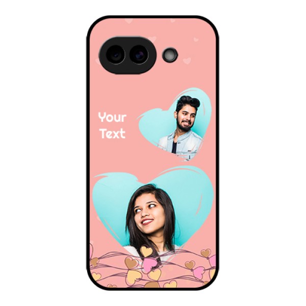 Google Pixel 10A 5G Custom Glass Phone Case - Love Doodle Design