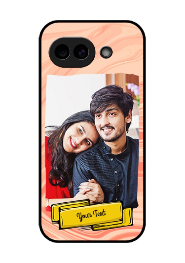 Google Pixel 10A 5G Custom Glass Phone Case - Marble Texture Design