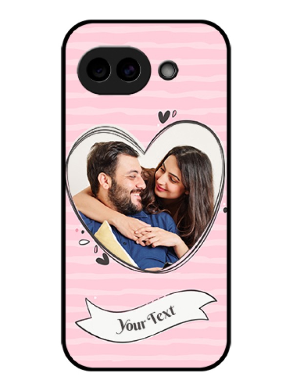 Custom Google Pixel 10A 5G Custom Glass Phone Case - Vintage Heart Design