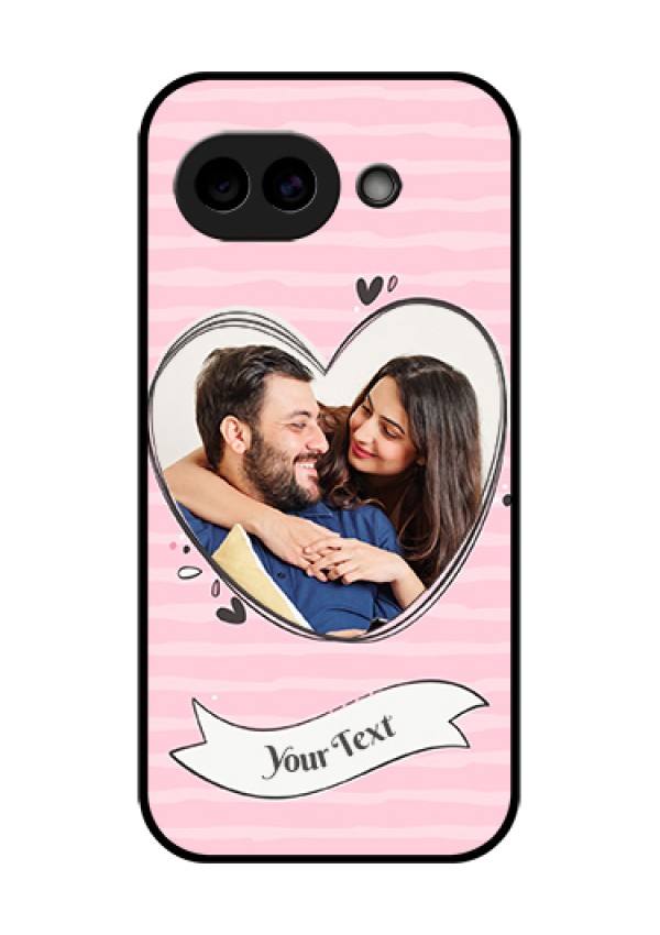 Google Pixel 10A 5G Custom Glass Phone Case - Vintage Heart Design