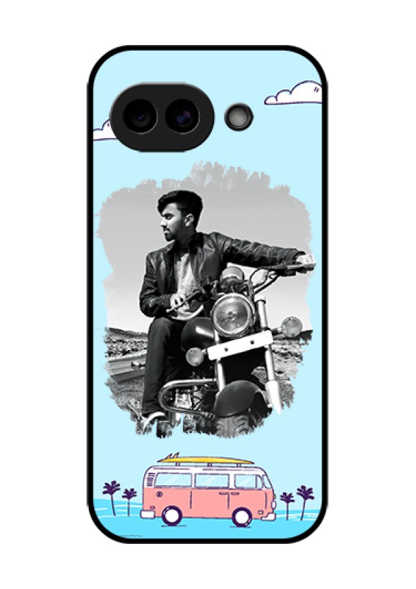 Google Pixel 10A 5G Custom Glass Phone Case - Travel & Adventure Design